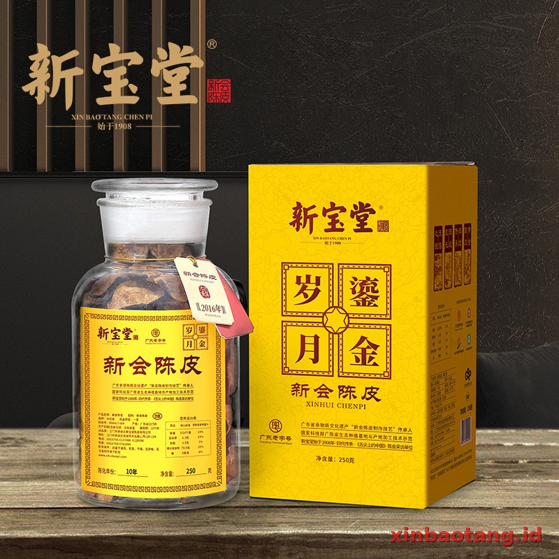 Xinbaotang Chenpi Kering Jin Sui Yue Ban Kuning