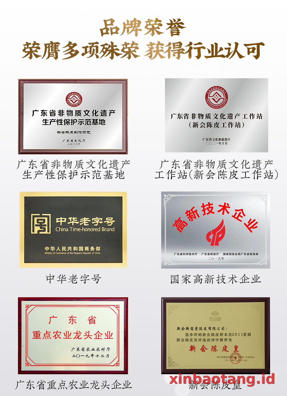 Xinbaotang Chenpi Kering